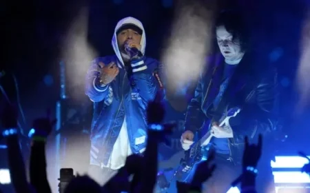 Jack White and Eminem Unveil 3-Track Album with Halftime Show Performance