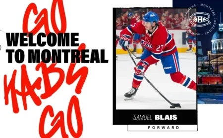 Samuel Blais Acquired Through Waivers