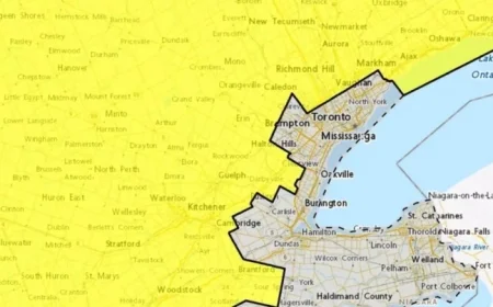 Major Snowfall and Strong Winds Hit Toronto and GTA Tonight