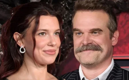 Millie Bobby Brown Praises Safe Set Environment with David Harbour