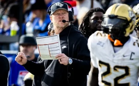 UCF Coach Scott Frost Analyzes Defeat to No. 11 BYU