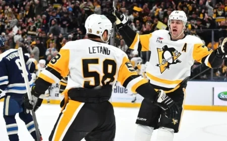 Letang Seals Overtime Victory as Penguins Overcome Blue Jackets