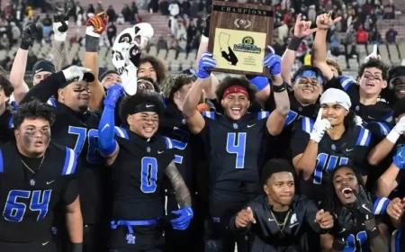 Santa Margarita Football Triumphs Over Centennial to Claim Division 1 Title