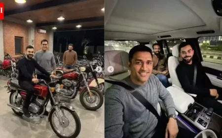 Virat Kohli’s Iconic RX100 Pose with MS Dhoni Excites Fans Online