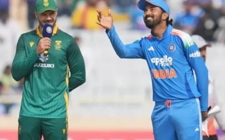 South Africa Fields First as India Loses 19th Straight ODI Toss