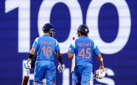 Rohit and Kohli Achieve 20th Century Partnership Milestone in ODI Cricket