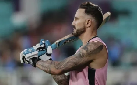 Faf du Plessis Skips IPL 2026 Auction to Join PSL