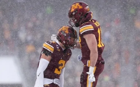 Gophers Secure Fourth Axe Victory Over Wisconsin in Snowy Clash