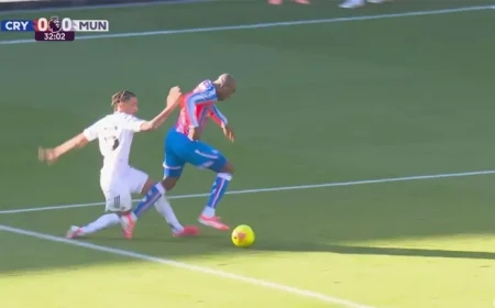 LIVE: Will Senne Lammens Keep a Clean Sheet Against Crystal Palace?