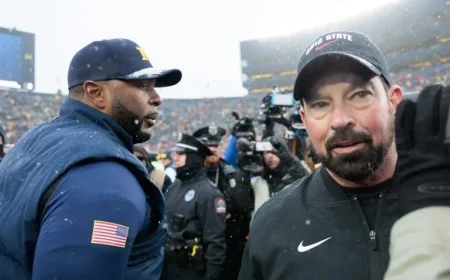 Sherrone Moore Confronts Michigan’s Identity Without Ohio State Victories