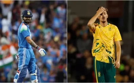 Kohli and Jansen Renew Rivalry in India vs South Africa 1st ODI