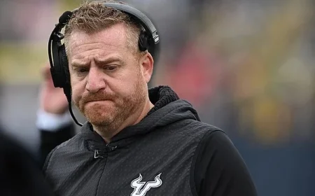 Alex Golesh Responds to Arkansas Football Interest Reports