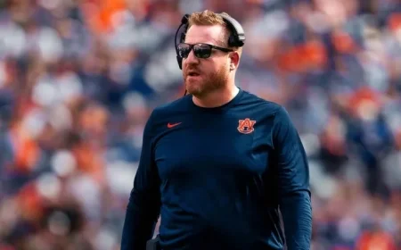 Alex Golesh Appointed Head Coach of Auburn Tigers Football