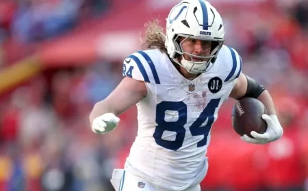 Tyler Warren Prepares to Face Texans