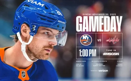 Islanders Face Capitals: Game Preview and Key Match Insights