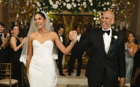 Senator Cory Booker Marries Girlfriend in New Jersey Ceremony