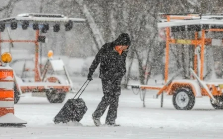 Winter Storm Disrupts Midwest on Major Travel Day