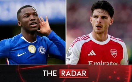 Moises Caicedo, Declan Rice Clash as Chelsea Hosts Arsenal Showdown