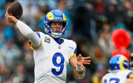 Matthew Stafford Breaks NFL Record with First-Drive Touchdown Against Panthers