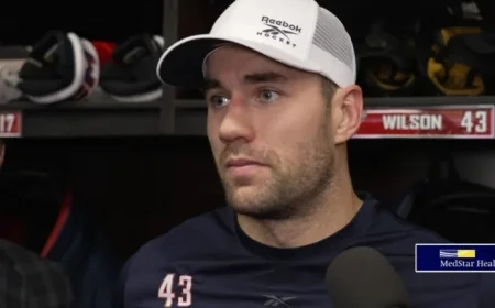 Tom Wilson Speaks Out in Postgame Interview