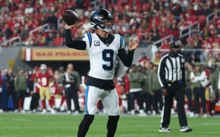 Bryce Young, Tetairoa McMillan Narrow 49ers’ Lead to 17-9