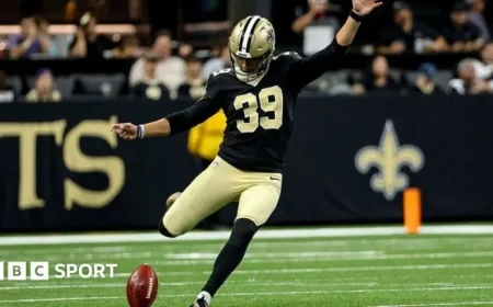 Former Down Goalkeeper Charlie Smyth Joins Saints’ Active Roster for NFL Debut