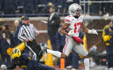 Michigan Awaits Ohio State Players in Tunnel Post-Game Showdown