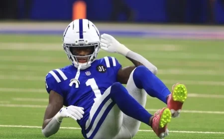Colts Sideline Sauce Gardner Due to Walking Boot Injury