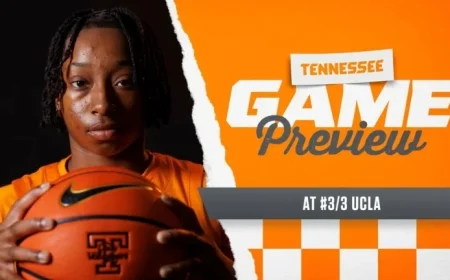Lady Vols Set to Face UCLA in Key Top-15 Matchup