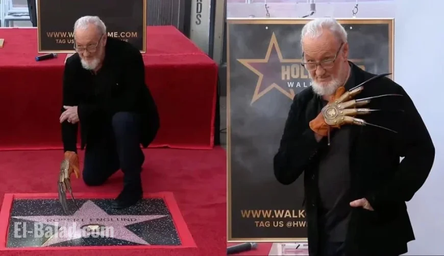 Robert Englund, Freddy Krueger Actor, Awarded Hollywood Star on Halloween