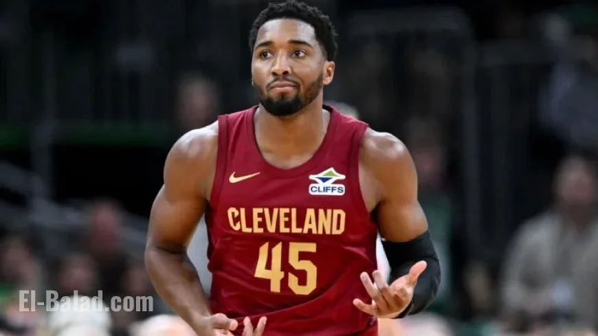 Cavs’ Mitchell Out with Hamstring Injury Against Raptors