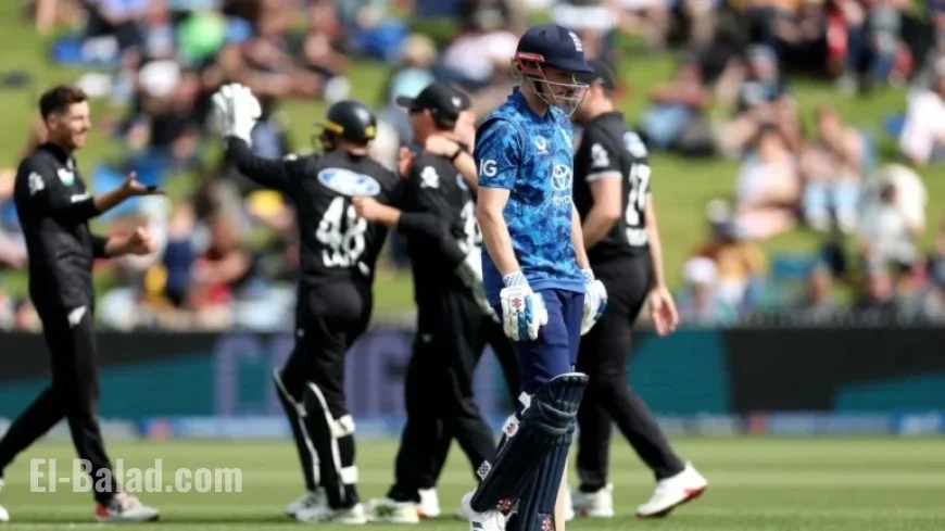 New Zealand Dominates as England Faces Second ODI Defeat