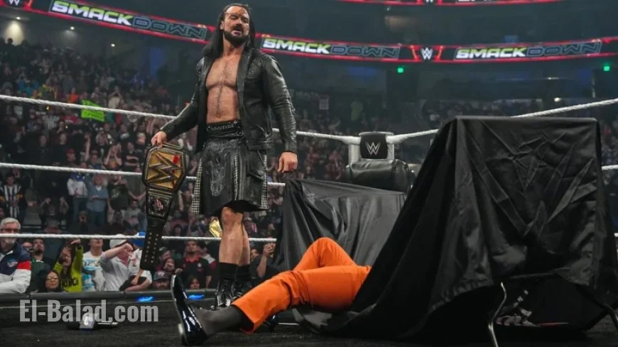 Drew McIntyre Slams Cody Rhodes Through Table on Oct. 31, 2025 SmackDown