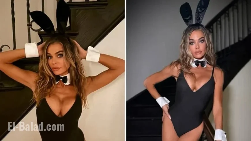 Denise Richards Stuns as Playboy Bunny in Halloween Costume