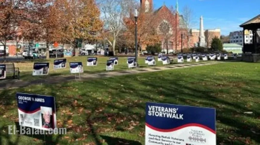 Natick MA Veterans’ Storywalk Showcases Over 150 Local Stories