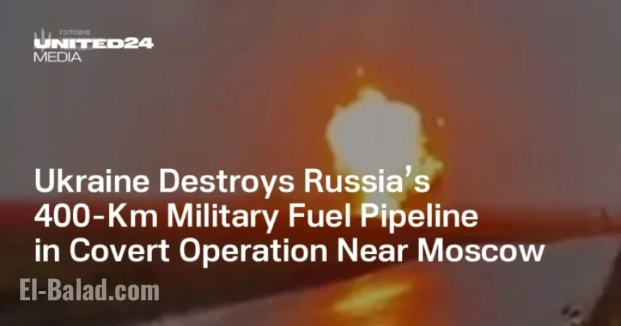 Ukraine Destroys Russia’s 400-Km Fuel Pipeline Near Moscow in Covert Operation