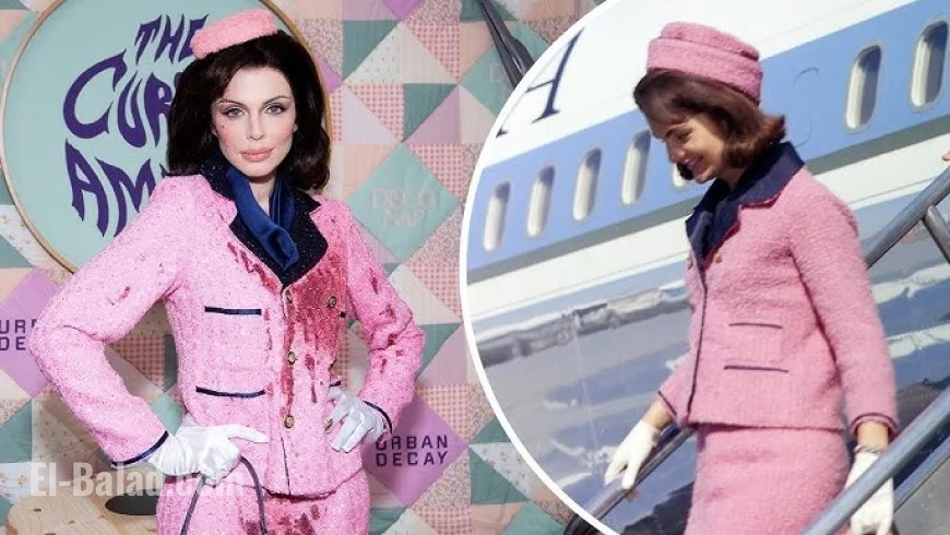 Julia Fox’s Jackie Kennedy Halloween costume ignites backlash: bloody pink suit, grandson’s rebuke, and Fox’s defense