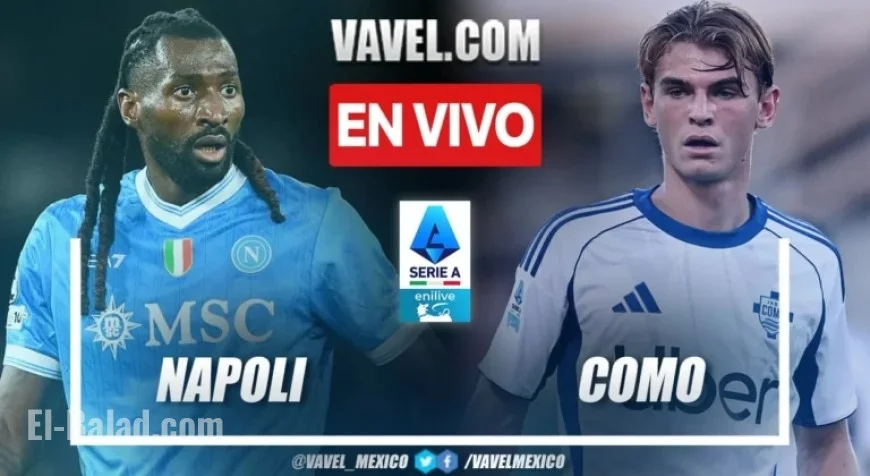 Live Serie A: Napoli vs Como Battle for Top Spot (0-0)