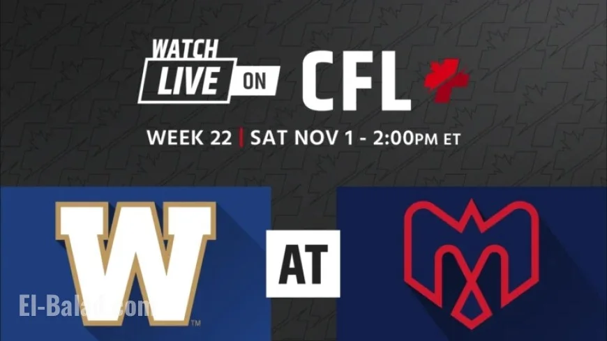 Winnipeg Blue Bombers Face Montreal Alouettes in Eastern Semi-Final Clash
