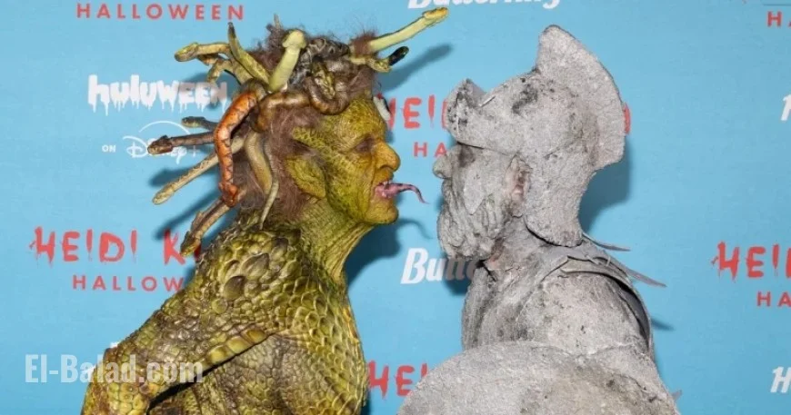 Heidi Klum Transforms into Medusa for Halloween: Photos Revealed
