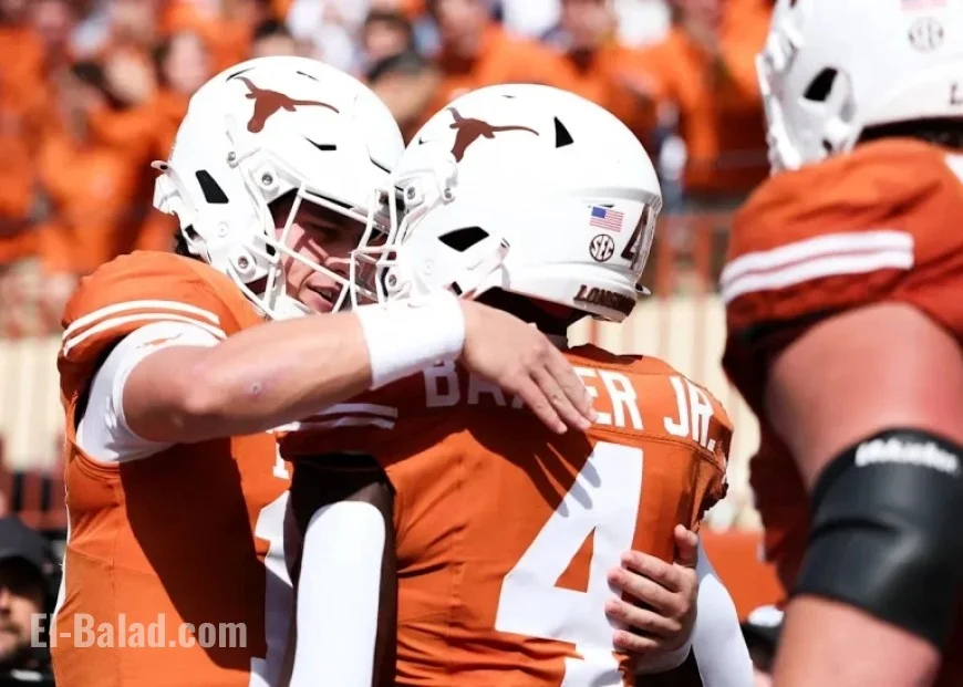 Arch Manning Shines with 3 TDs as Texas Upsets No. 9 Vanderbilt