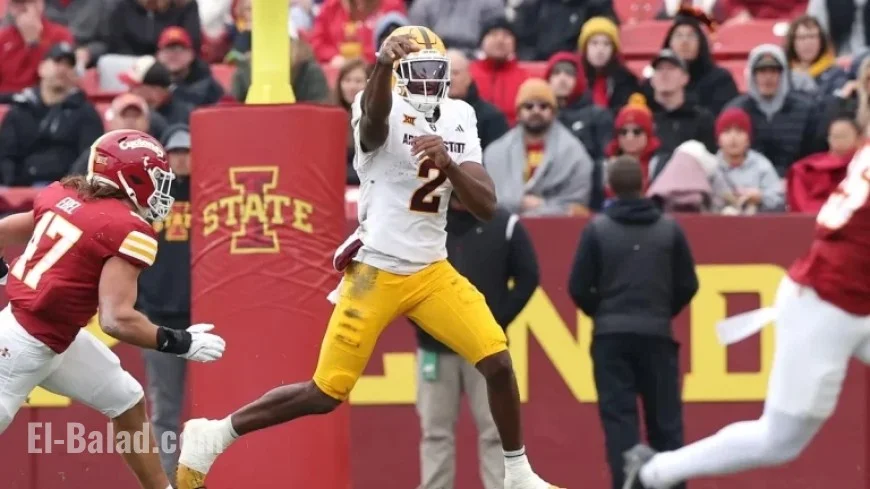 ASU Stuns Iowa State as Jeff Sims Shines with Record Performance