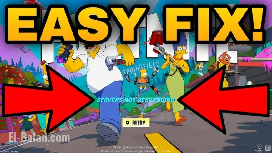 Epic Games status today: Fortnite’s Simpsons update downtime, lingering login issues, and what’s working again