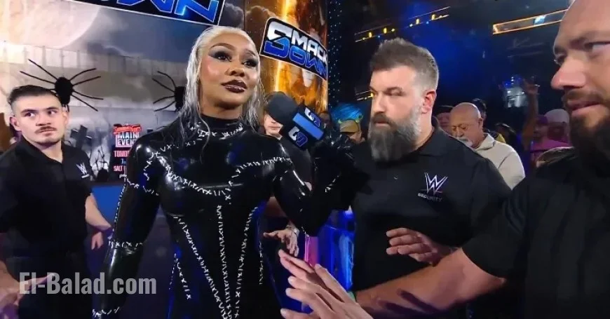 Jade Cargill Fumbles Final Line in First WWE Heel Promo