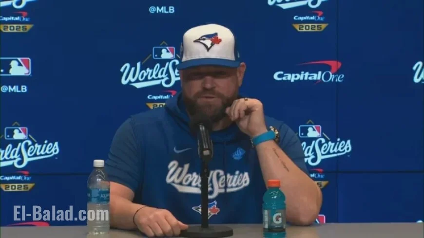 Blue Jays’ Manager Encourages Team to Move On From Game 6 Defeat