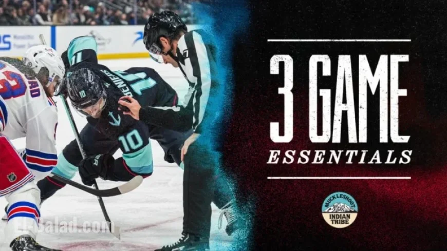 Kraken Face Off Against Rangers | 7:00 p.m.