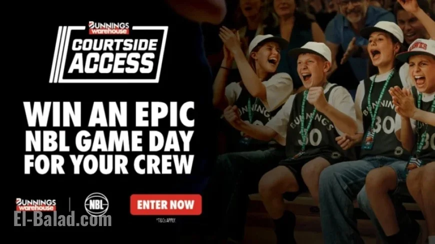 Bunnings and NBL Offer Young Fans Unmatched Courtside Experience