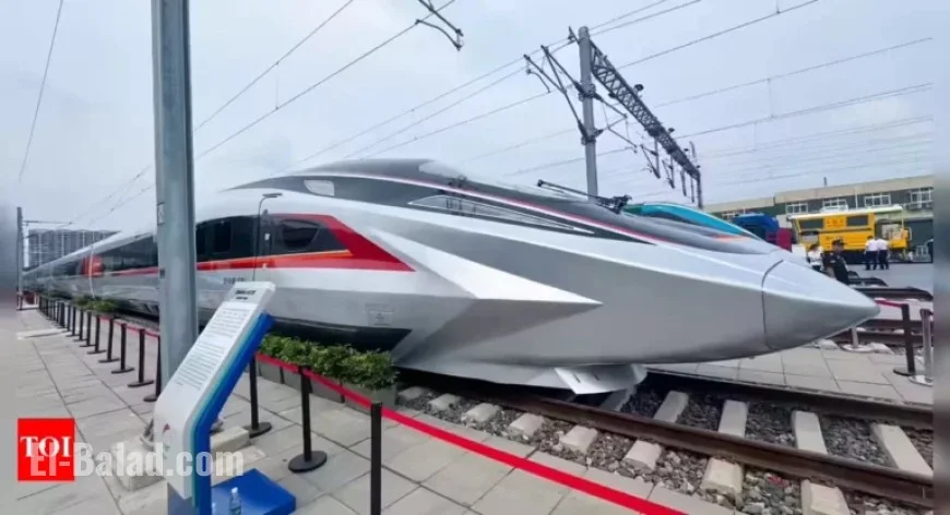 China Unveils World’s Fastest Train: CR450 Reaches 453 km/h