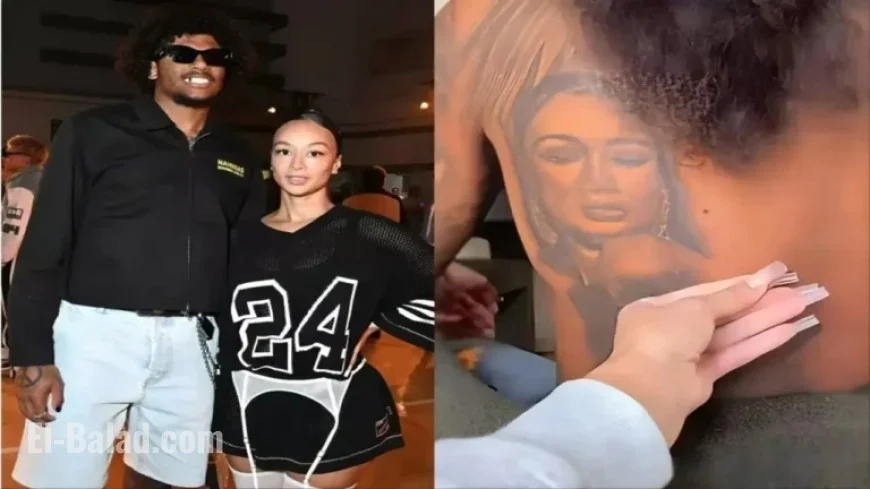 NBA Star Jalen Green Tattoos Draya Michele’s Portrait on His Back