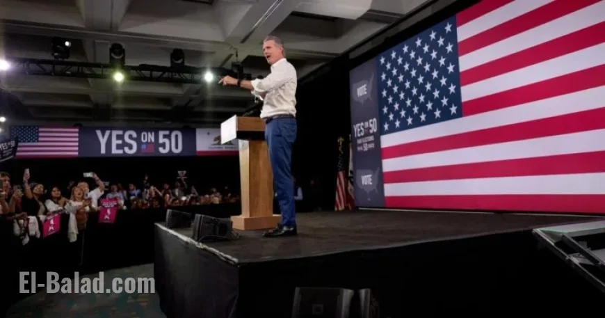 Newsom, Top Democrats Urge Voter Action Ahead of Congressional Redistricting Election